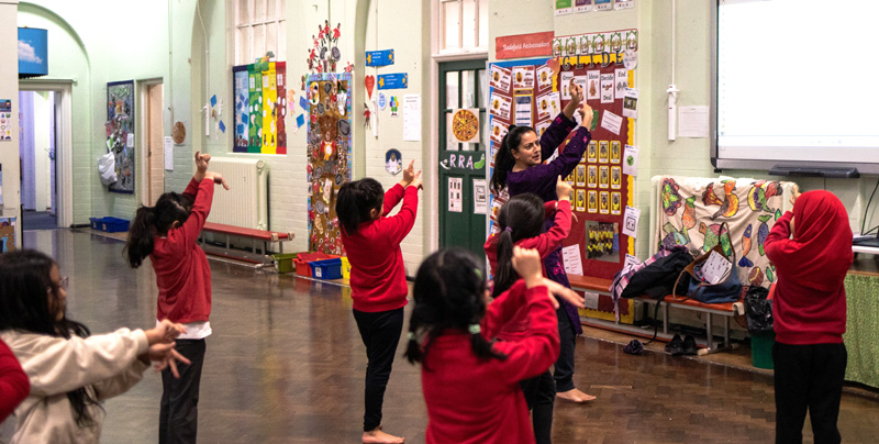 Sonia Sabri at Sladderfield School